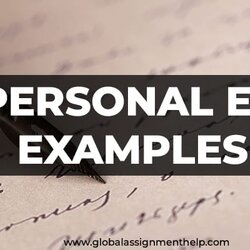 Sterling Personal Essay Examples With Complete Writing Process