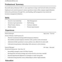 Free Printable Resume Maker