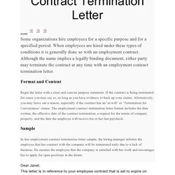 Legit Breach Of Contract Letter Sample For Your Needs Template Termination