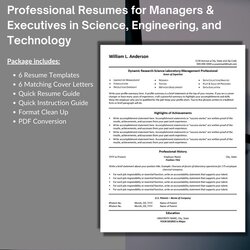Exceptional Professional Resume Cover Letter Templates For Managers