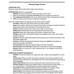 Superior Format Essay Template Excellent Free Templates