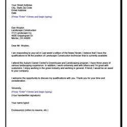 Great Cover Letter Samples
