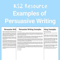 Super Example Of Persuasive Writing Samples Examples