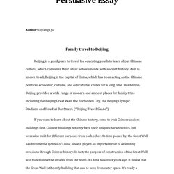 Fantastic Free Persuasive Essay Examples Best Topics Example Kb