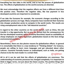 Cool Sample Essay Topics Band Writing Task Examples Essays General Answers Tasks Globalization Provide