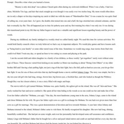 Super Example Of Personal Narrative Essay Intro Bullying