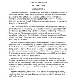 Brilliant Biography Templates Examples Personal Professional Essay