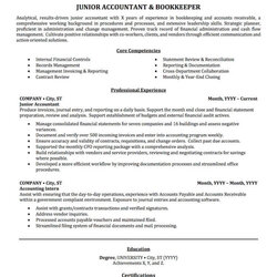 Superb Best Resumes For Accountants Free Samples Examples Format Accounting Accountant Bookkeeping Auditing