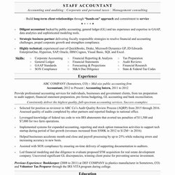 Perfect Supreme Resume Format For Accountant Content Writer Sample