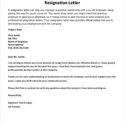 Marvelous Resignation Letter Free Word Documents Download Template Good Letters Basic Simple Thank Templates