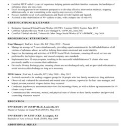 The Highest Standard Social Services Resume Samples Pictures Business Work Example