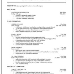 Terrific Resume Examples For Internal Job Posting Of Resumes Printable