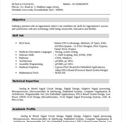 Marvelous Free Sample Good Resume Objective Templates In Ms Word