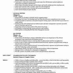 Superior Analyst Resume Manual Testing