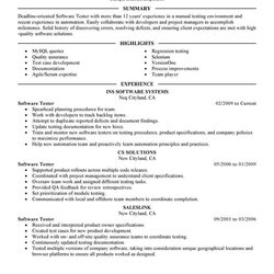 Best Software Testing Resume Example From Professional Writing Examples Tester Resumes Executive Computer