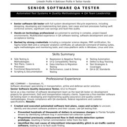 Test Analyst Resume Template Mt Home Arts Tester Automation Engineer Example Headline Accomplishments