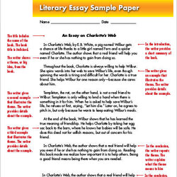 Great Literary Essay Templates In Word Google Docs Apple Pages Analysis Sample Template Paper Examples Write