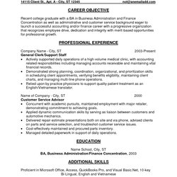 Tremendous Entry Level Bookkeeper Resume Template Career Objective Examples Sample Statement Job Objectives