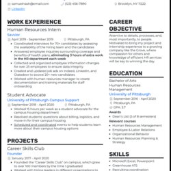 Sterling Entry Level Human Resources Hr Resume Examples Standout Example
