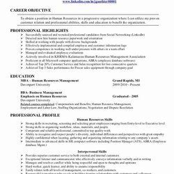 Preeminent Entry Level Resume Objective That You Can Imitate