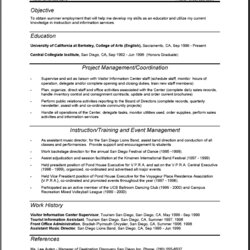 Fine Resume Microsoft Templates How To Use Example Free Format Template Job Management Write Professional