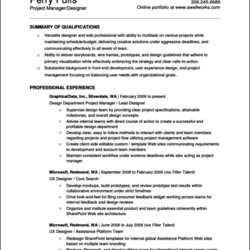 The Highest Quality Resume Template Microsoft Free Samples Examples Format Excel