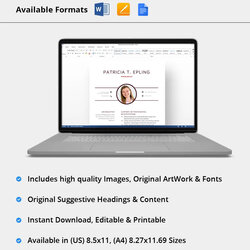 Resume In Word Pages Google Docs Download Template Free