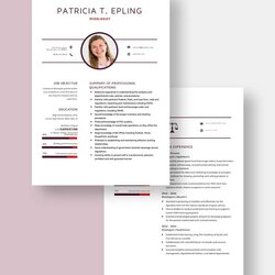 Sublime Resume In Word Pages Google Docs Download Template Free