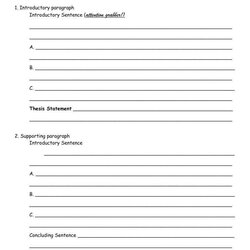 Sterling Paragraph Outline Templates Width