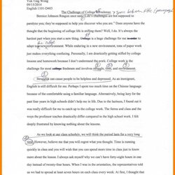 Reflective Essay How To Write Thesis Statement For Personal Narrative College Essays Example Fresh Examples