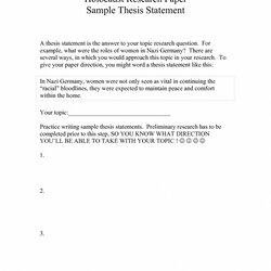 Magnificent Thesis Statement For Narrative Essay Example Holocaust Essays Of Dialogue Free College Research
