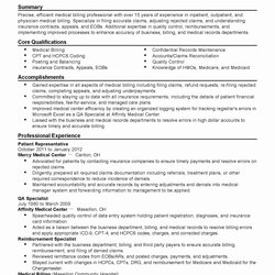 Great Medical Coding Resume Example Beautiful Professional Billing Receivable Reconciliation Coder Posting