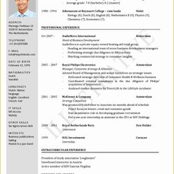 Free Template Of Resume Templates Latest