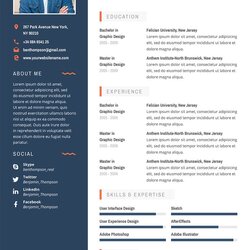 Sterling Resume Templates Main Image
