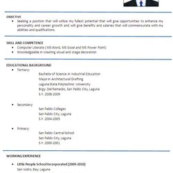 Cool Best Resume Template Images On Sample Applicant Letter Format Examples