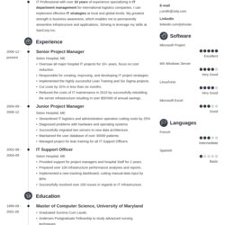 Tremendous Best Resume Templates In Picks To Use Now Template Top