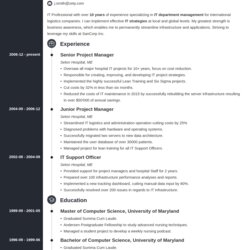 Best Resume Format Emily Watson Template For Word Templates Concept