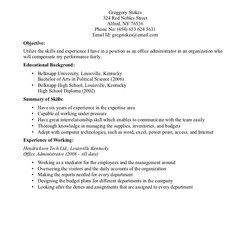 Super Sample Cover Letter For High School Student With No Work Experience Resume Job Volunteer Writing Year