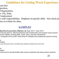 Sample Cover Letter For High School Students With No Work Experience