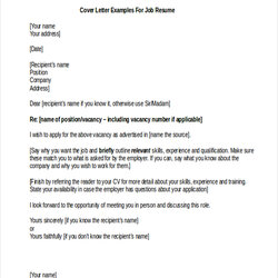 Terrific Cover Letter Resume And References Examples Topmost Portraits Wonderful For Job