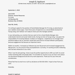 Matchless Free Cover Letter Examples And Writing Tips Emails