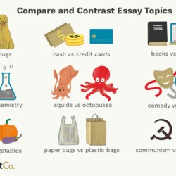 Wonderful Compare And Contrast Essay Ideas For Students Topics Writing Grade School High Prompts Debate