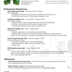Super Free Resume Example For Horticulture Gallery Objective Abroad