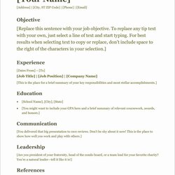 Super Microsoft Office Resume Templates In Simple Template Word Basic Modern Format Sample Doc Live