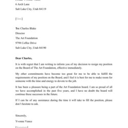 Spiffing Sample Board Resignation Letter Download Printable Template Big
