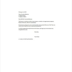 Superlative Board Resignation Letter Template The Common Stereotypes When It Trustees Templates Comes