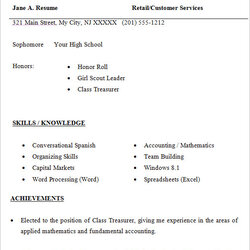 Fantastic High School Resume Templates Free Samples Examples Format For Students
