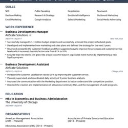High Quality Free School Resume Templates Template