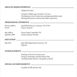 Fine Free Sample High School Resume Templates In Ms Word Template Example