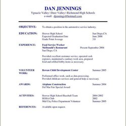 Is Objective Needed On Resume For Students Example Gallery